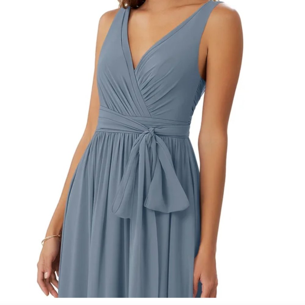 AZAZIE KORA in Twilight  Blue Bridesmaid Dress